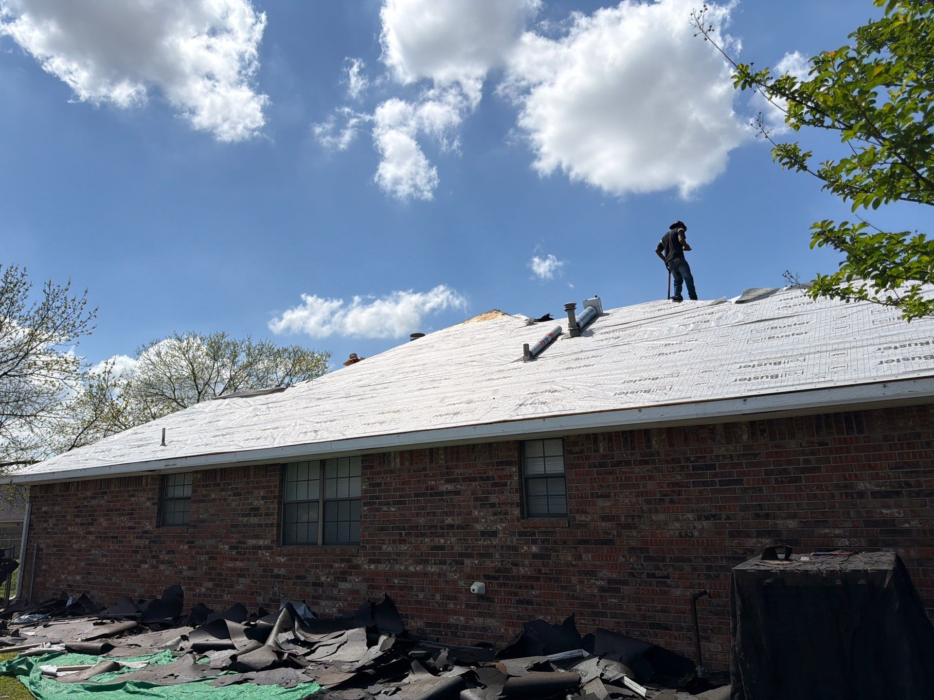 GAF Timberline Asphalt Shingle Roof Replacement in Sulphur, Oklahoma by BANA Roofing and Solar Supply