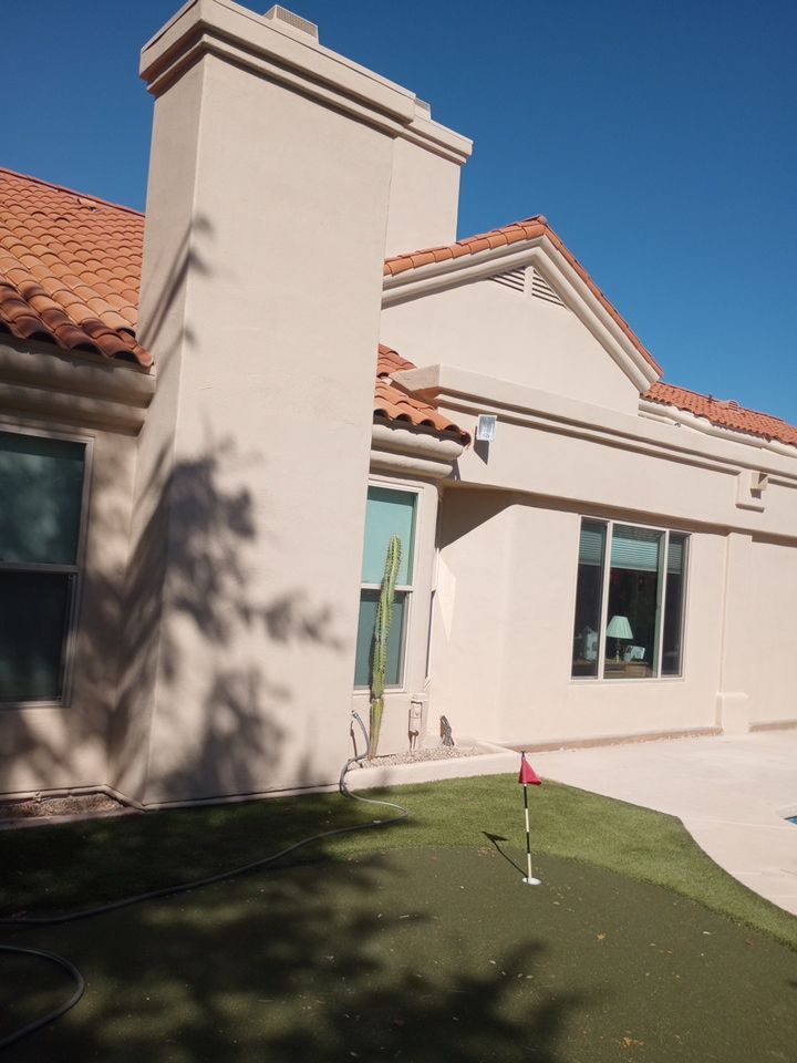 Exterior Painting Job in Scottsdale by Crash of Rhinos Painting & Garage Floors