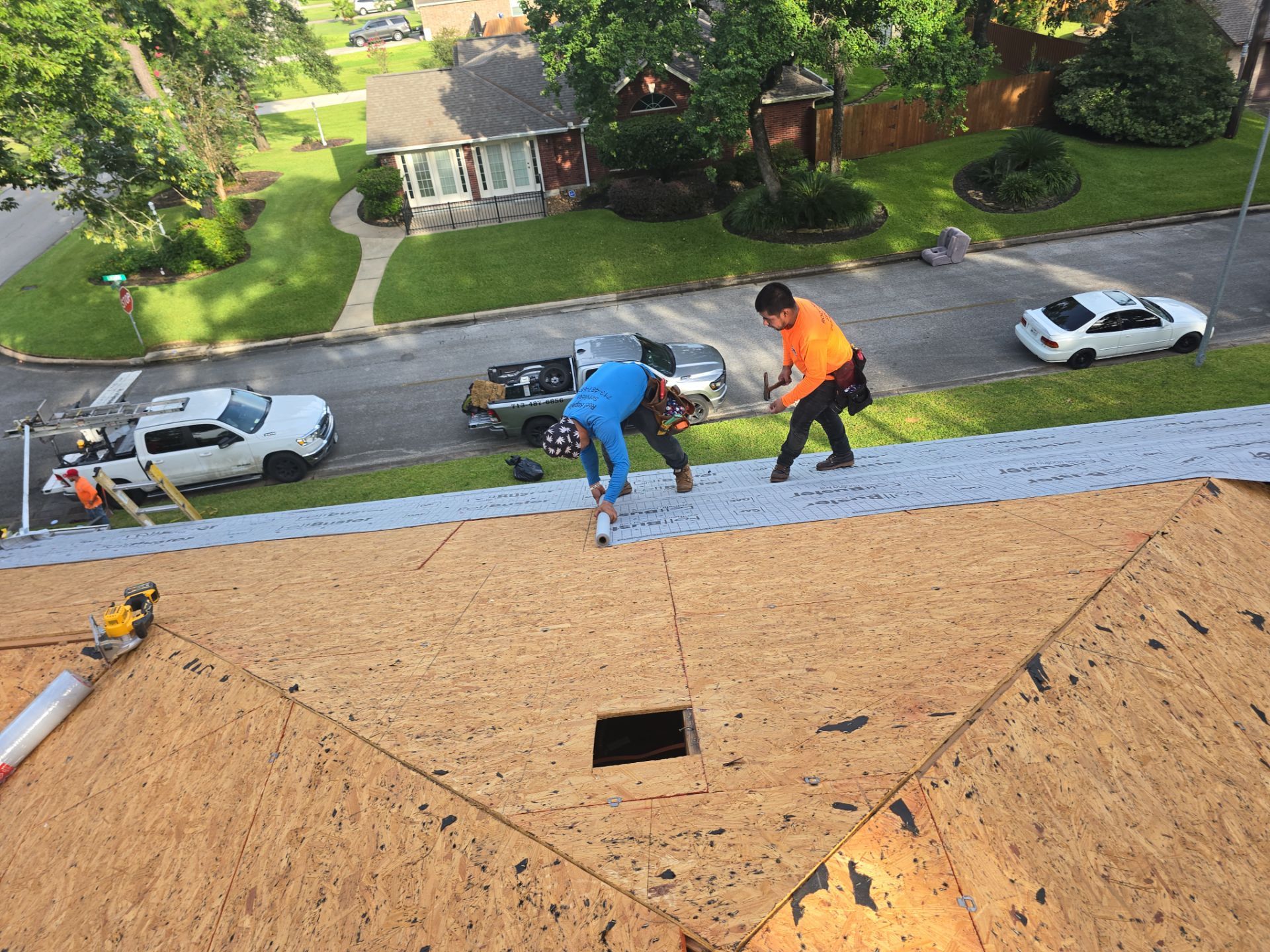 Roof Replacement Crosby by Roof Repair Company