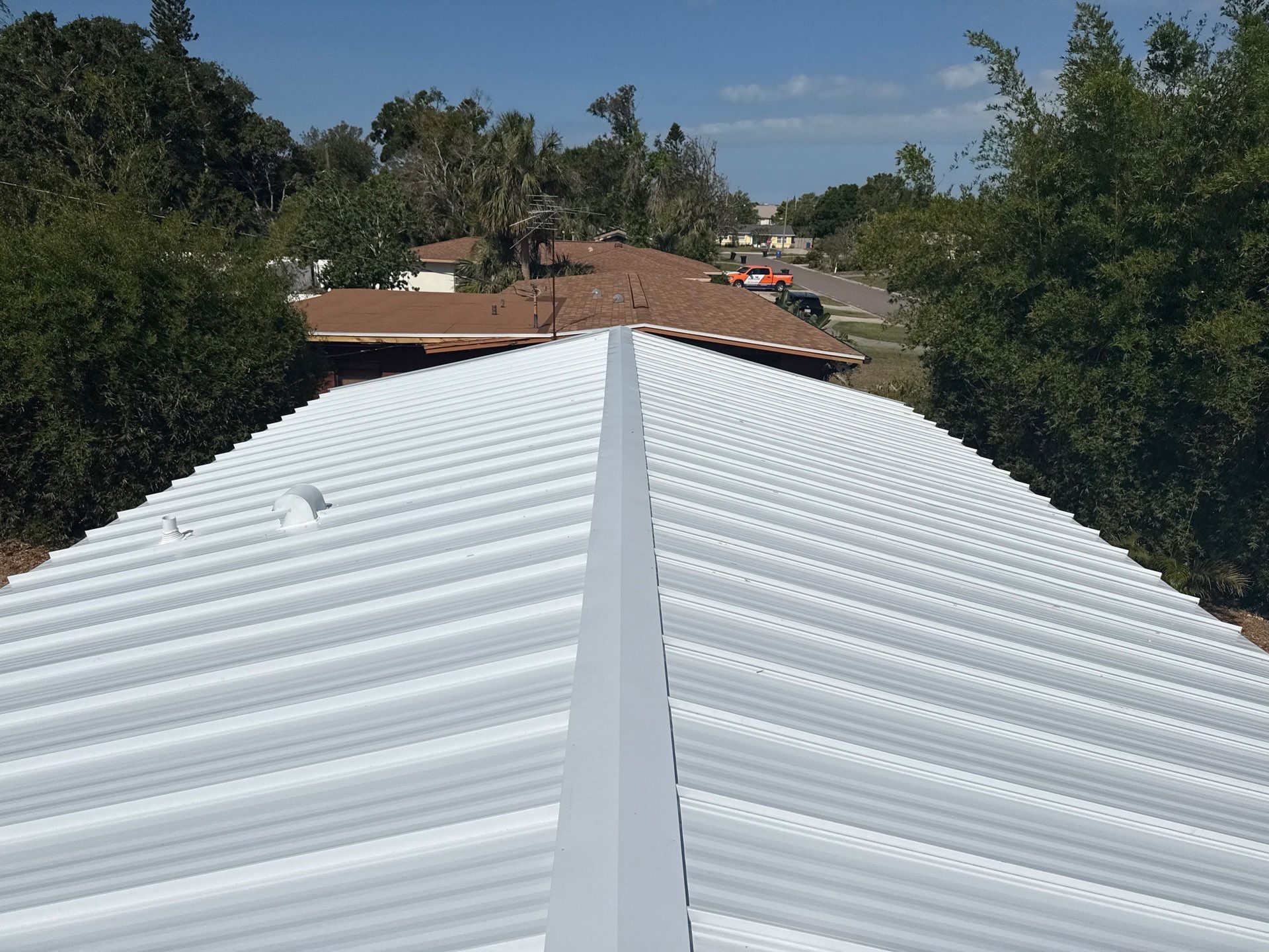Polar White Standing Seam by Reimagine Roofing