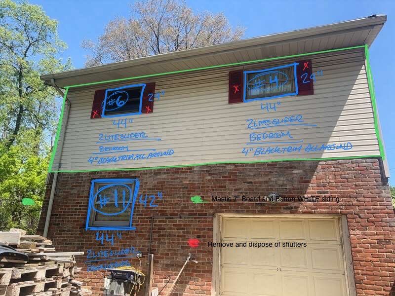 Hardie Siding and Window Project in Bridgeville by Cousins Roofing Siding & Decks