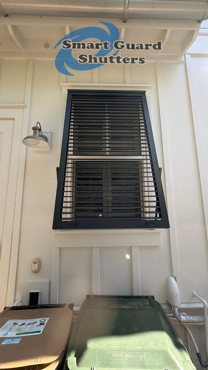 Impact Bahamas in Matte Anthracite Grey by Smart Guard Shutters