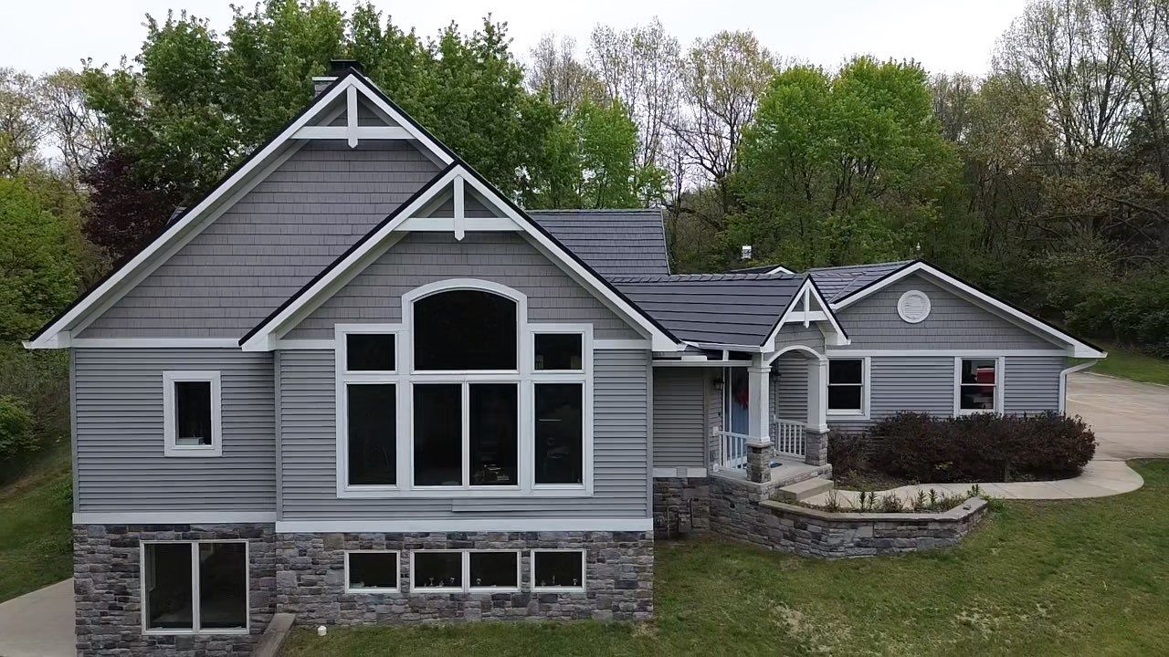 Luxury Metal Roof Transformation in Goshen, IN by 4Ever Metal Roofing
