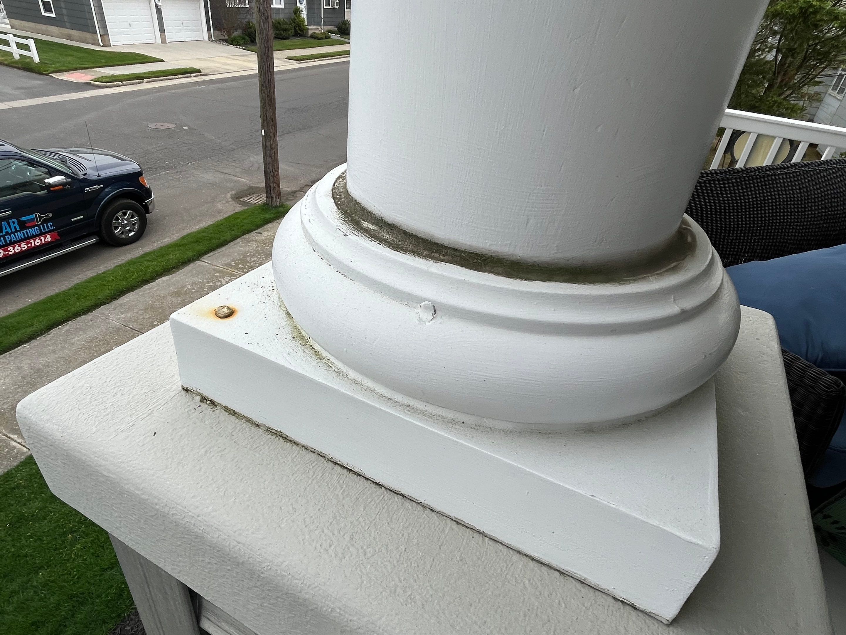 Exterior painting - Columns & Beams Ocean City, NJ by FreshCoat Works LLC