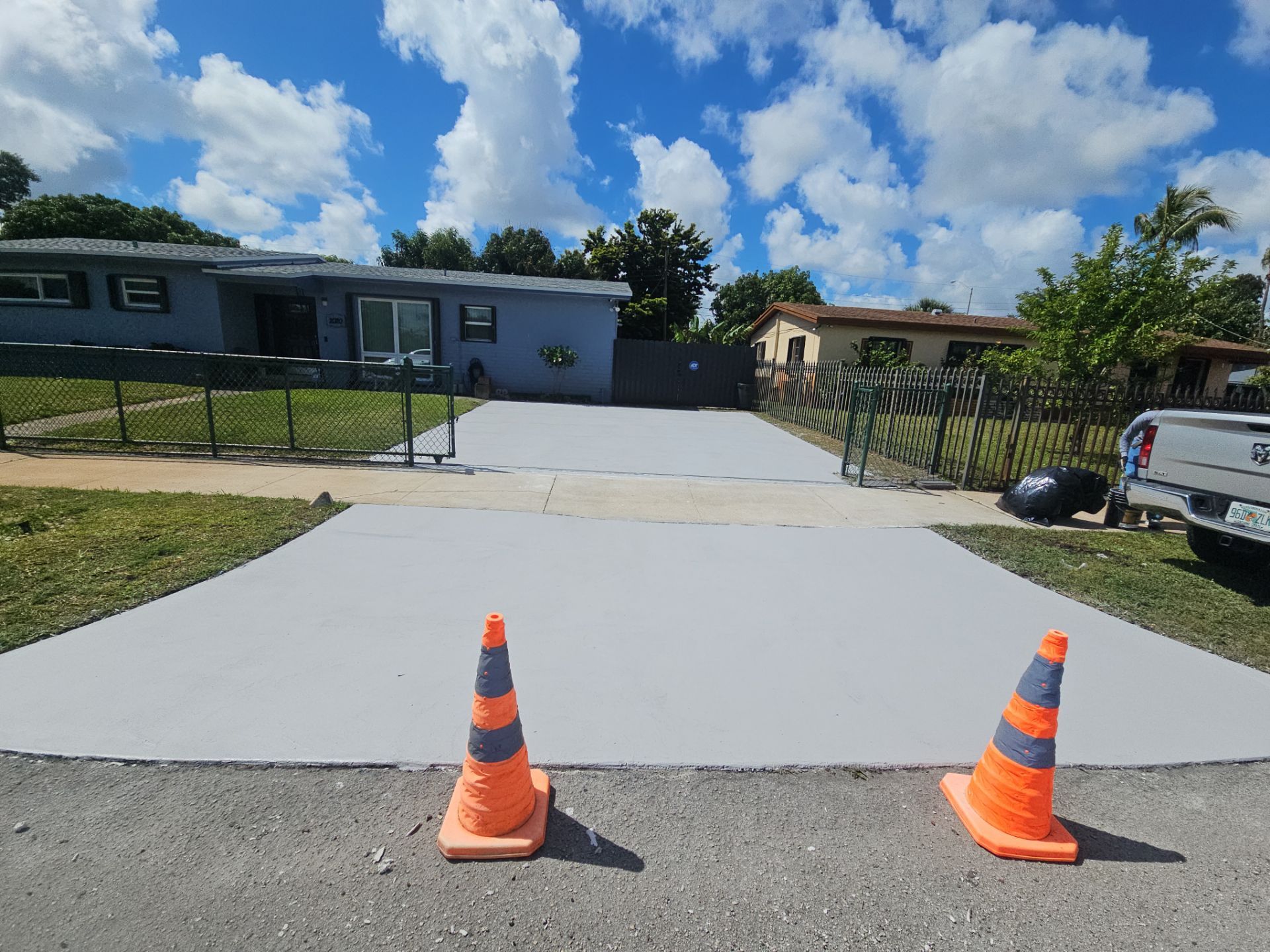 Painted Driveway by Seamless Surfaces