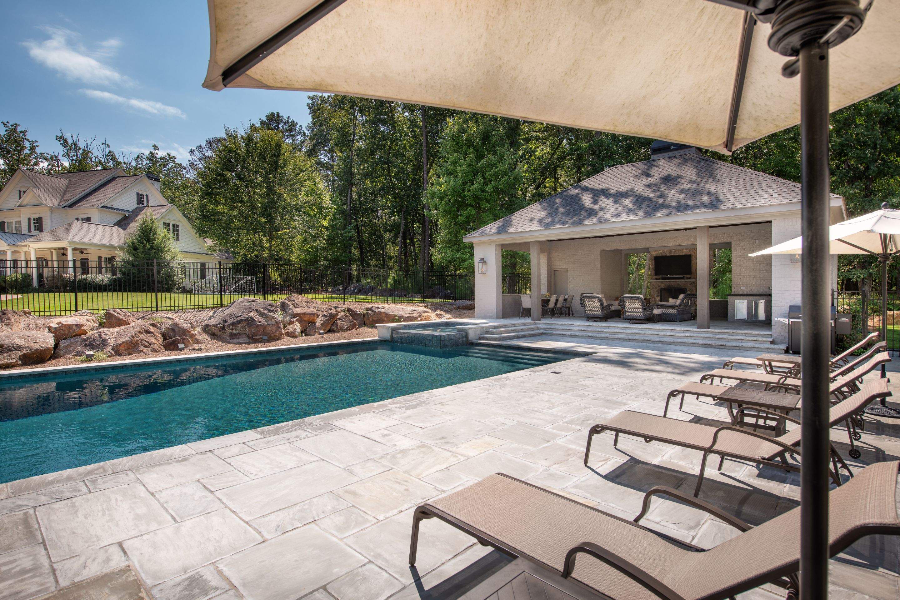 Project in Marietta by Aquarama Pools and Spas
