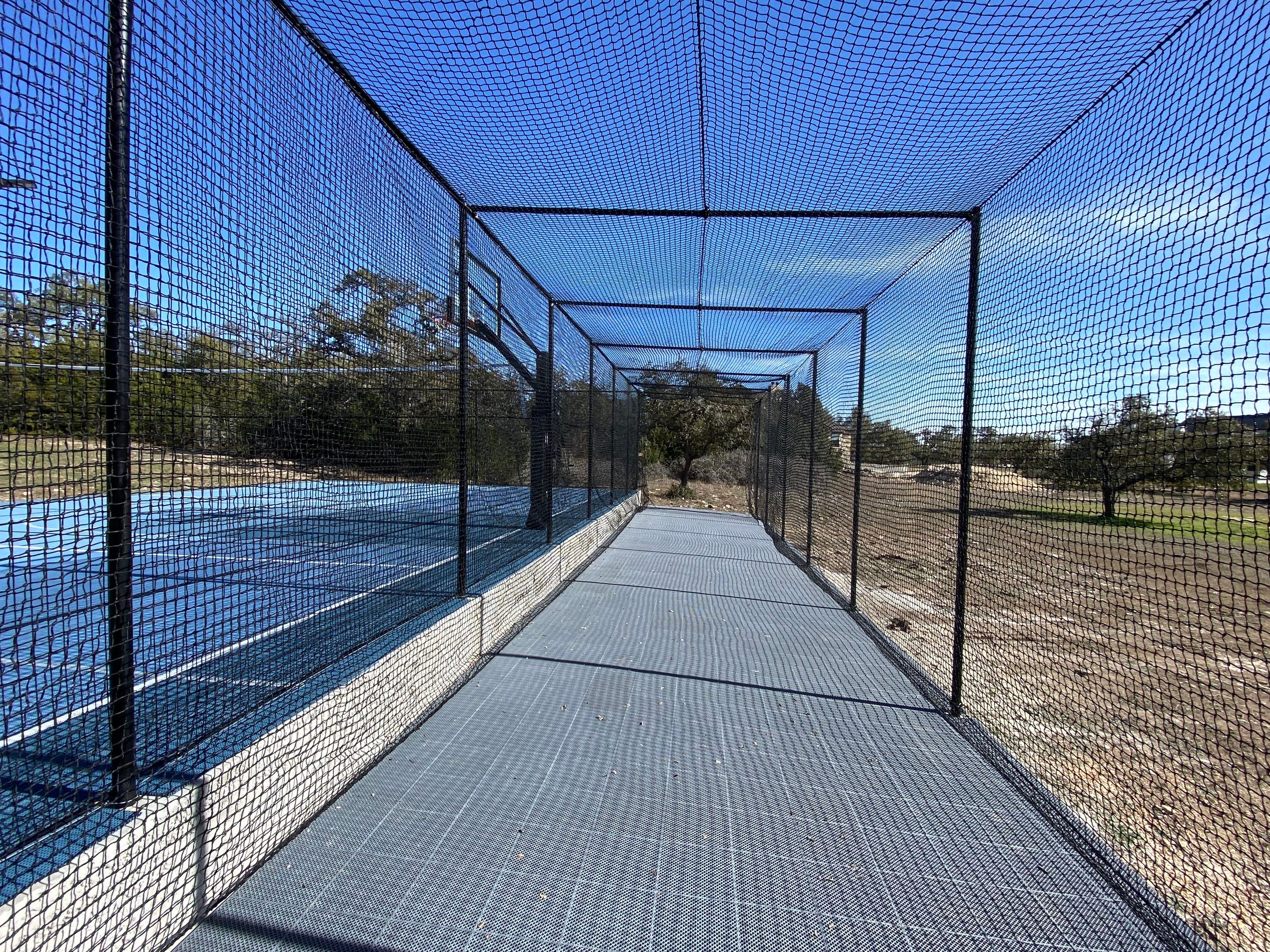 Cox Project - Court and Batting Cage by Sport Court Austin