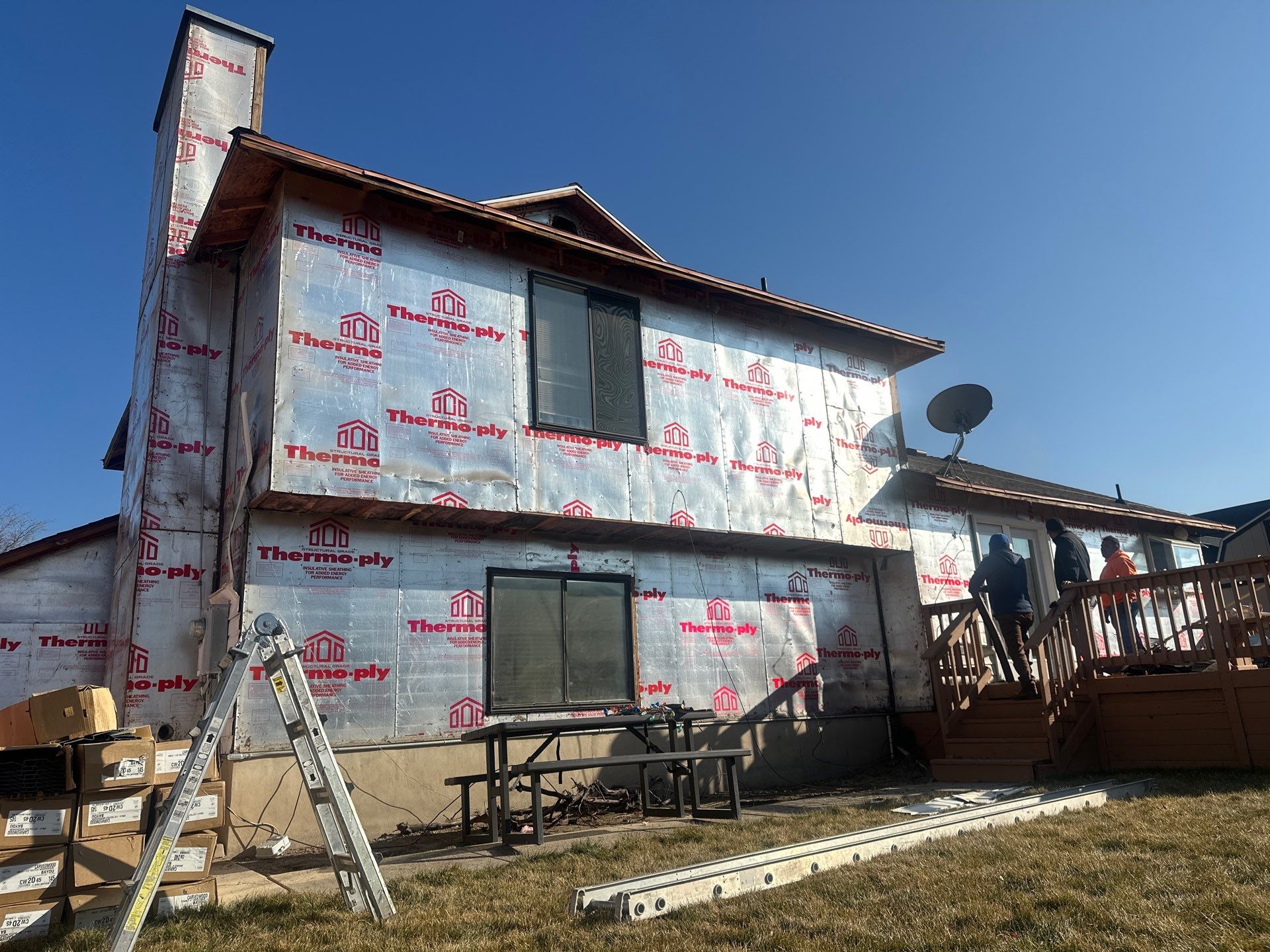 Project in West Jordan by Master Rain Gutters.