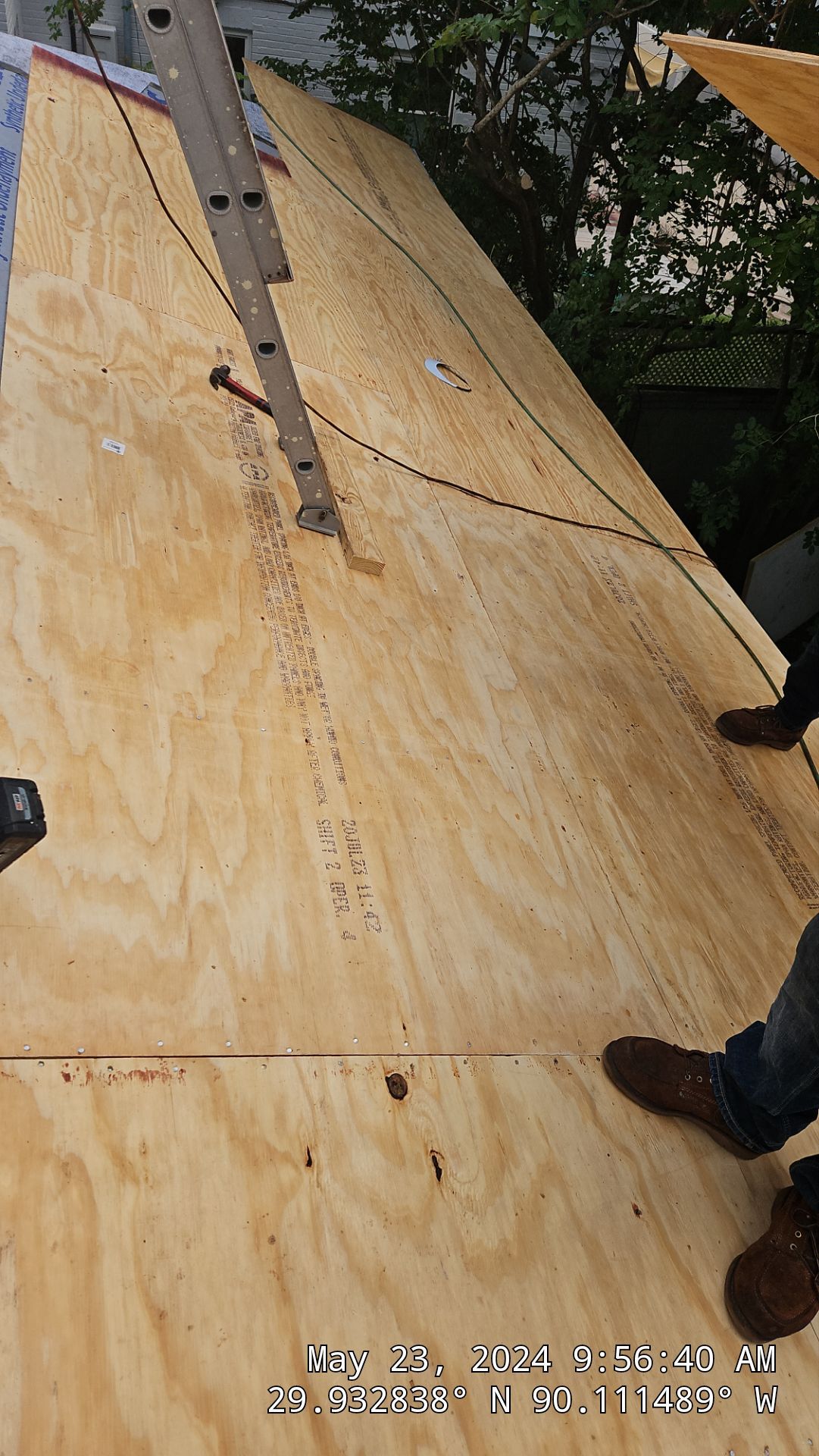 Project in New Orleans by Robertson Roofing & Siding Inc