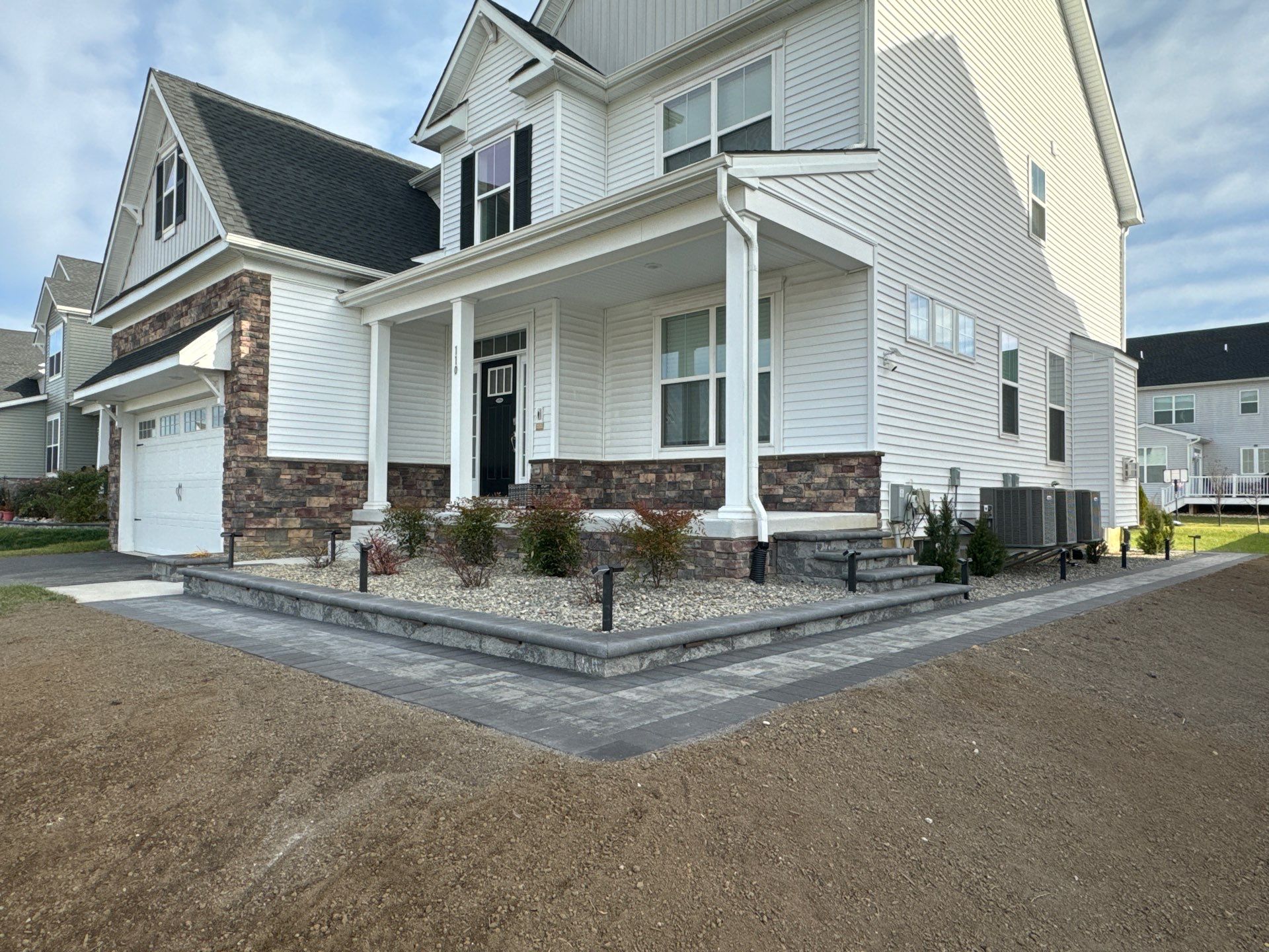 Custom Belgard Paver Patio Design & Installation in Delaware by Studio G Indoor Spaces & Outdoor Living