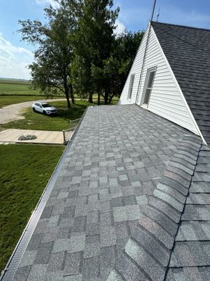Architectural Shingle Roof Replacement in Beemer, NE by Crows Roofing LLC