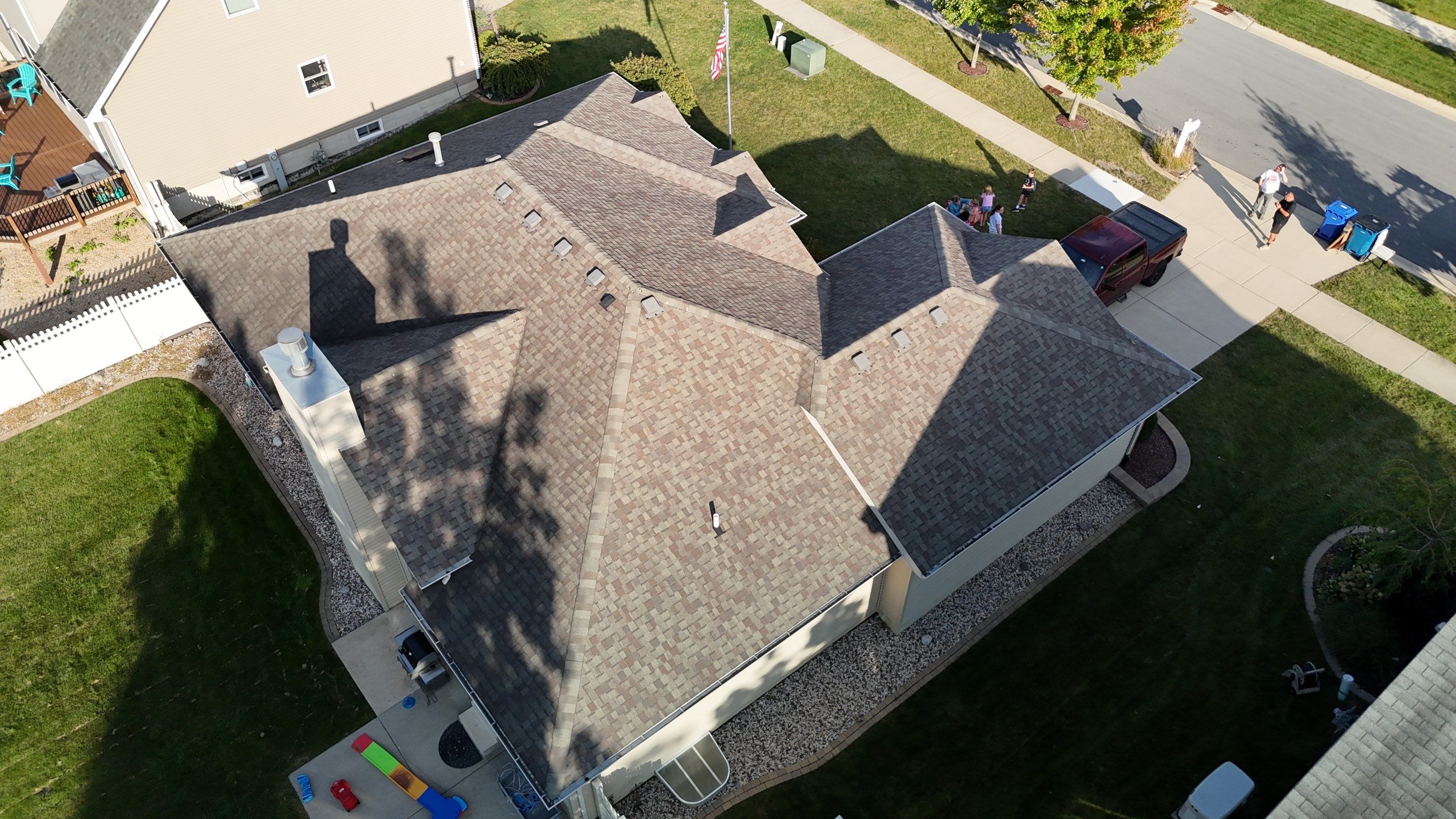 Roof replacement by Optimal Home Improvement 