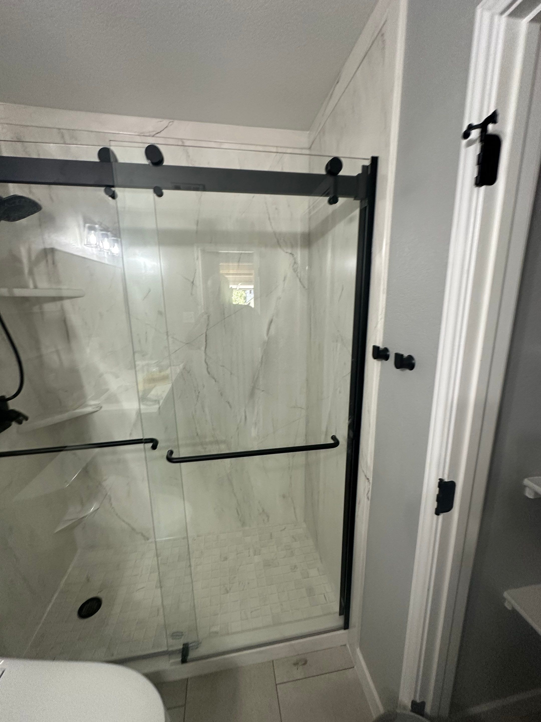 Tub to Walk-in Shower in Buda, Texas by Lane Lauritsen - The Hill Country, Texas