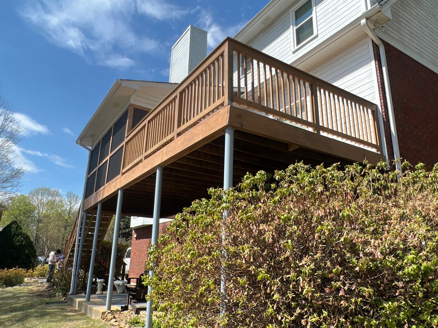 Shades Pointe Lane - Deck Installation  by Pillar and Pine