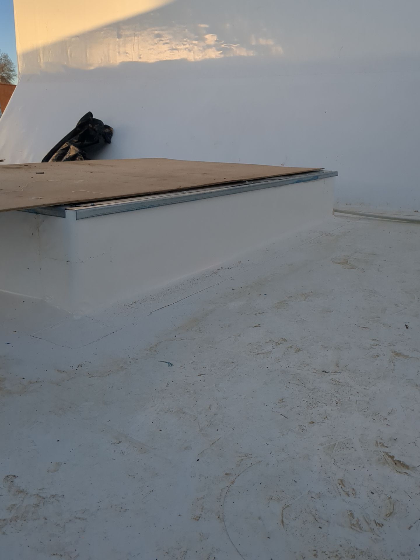Commercial Roofing Installation using Duro-Last 50 mil PVC by 3 Daughters Construction 