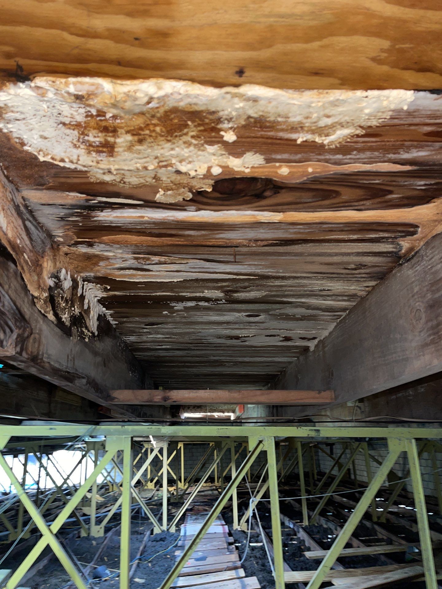 truses repair and new deking  by Xtreme interior company LLC