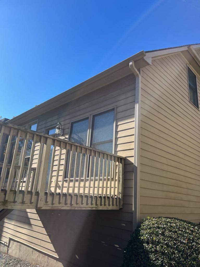 Garage Door and Home Exterior Painting and Rotten Wood Replacement in Marietta, GA by Nelson Exteriors