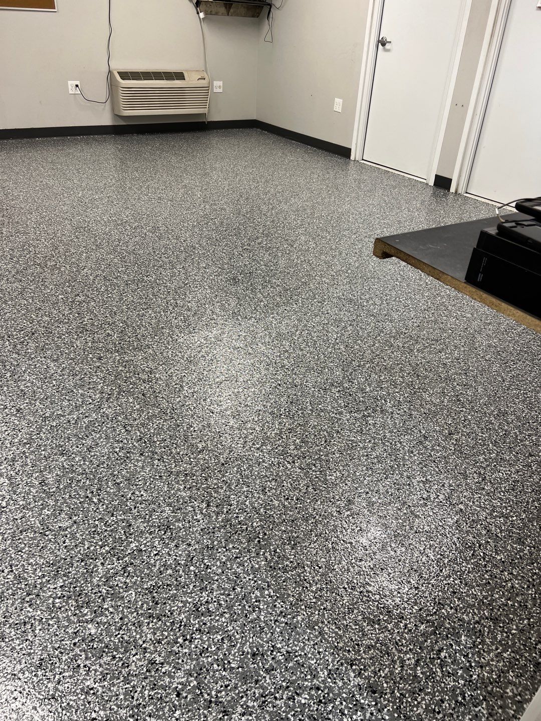 Commercial repaint and new flooring by Cutting edge painting 