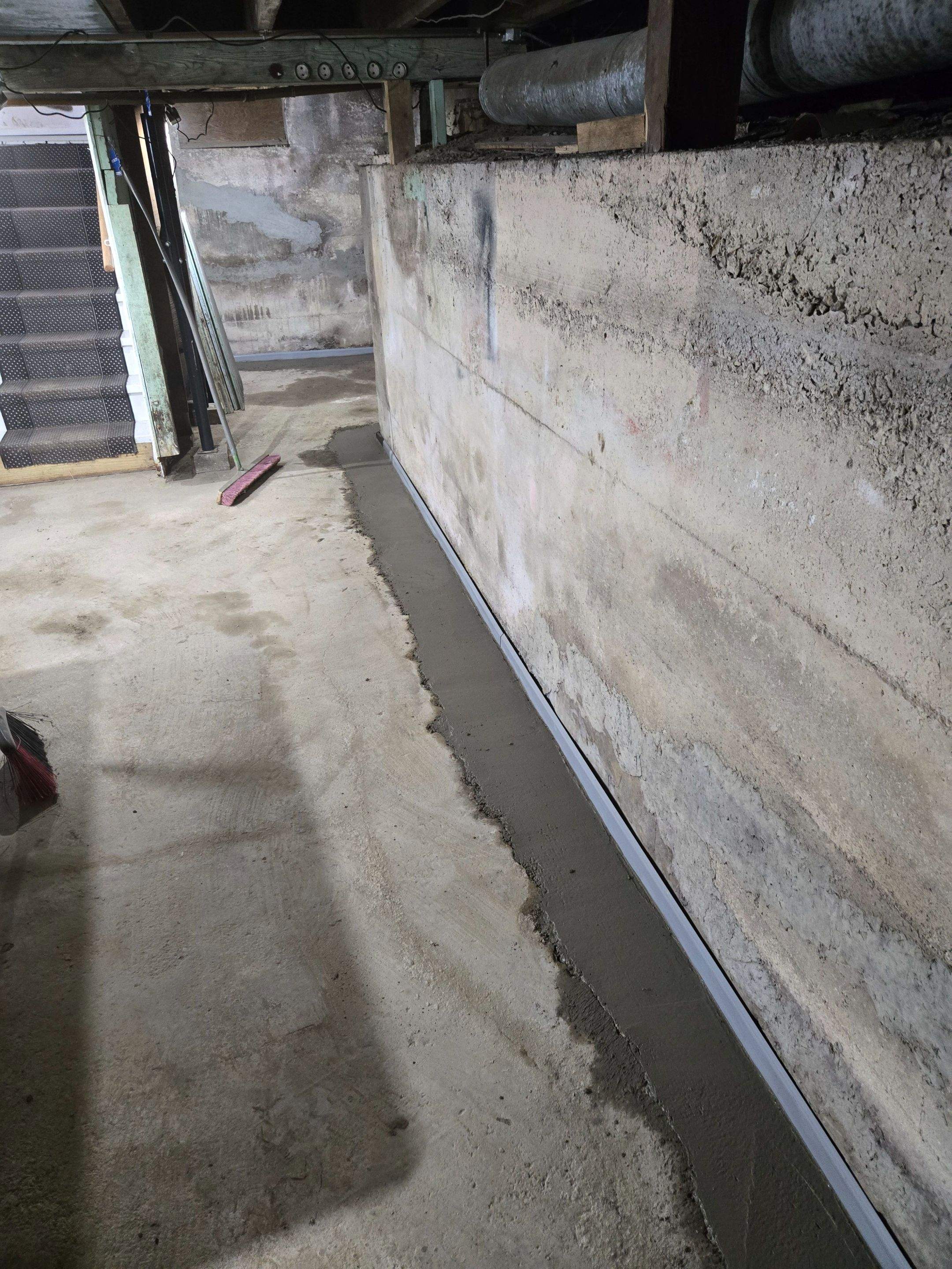 Advanced Foundation Drainage and Hydrostatic Pressure Relief System by Allied Water Services