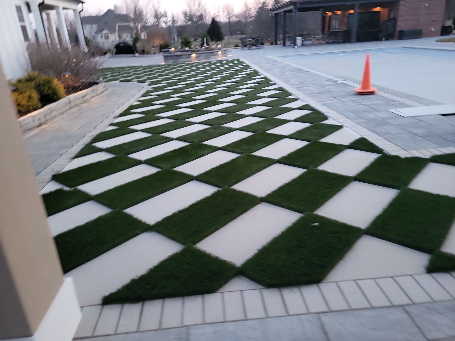 Checkered Paver by Southwest Greens Midwest