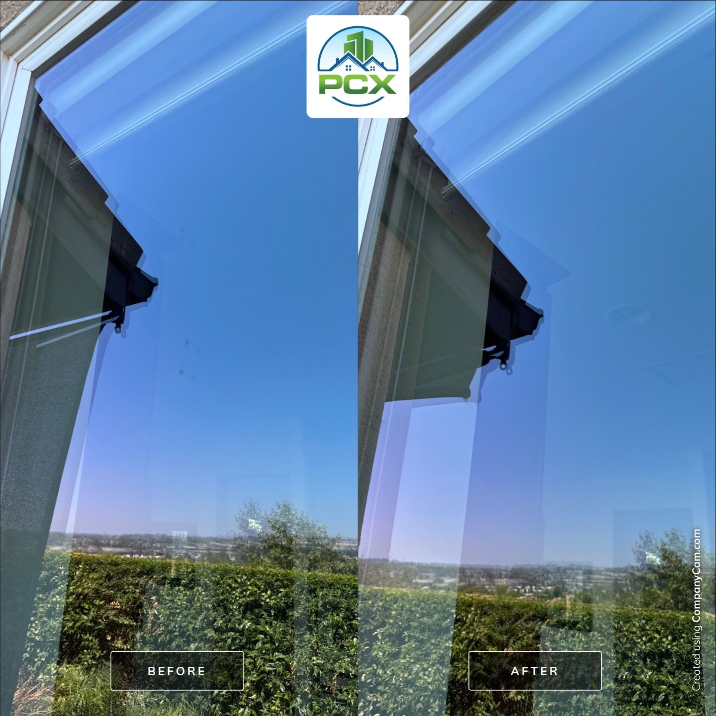 Squeegee Professional Window Cleaning with Track Detail by Property Cleaning Experts