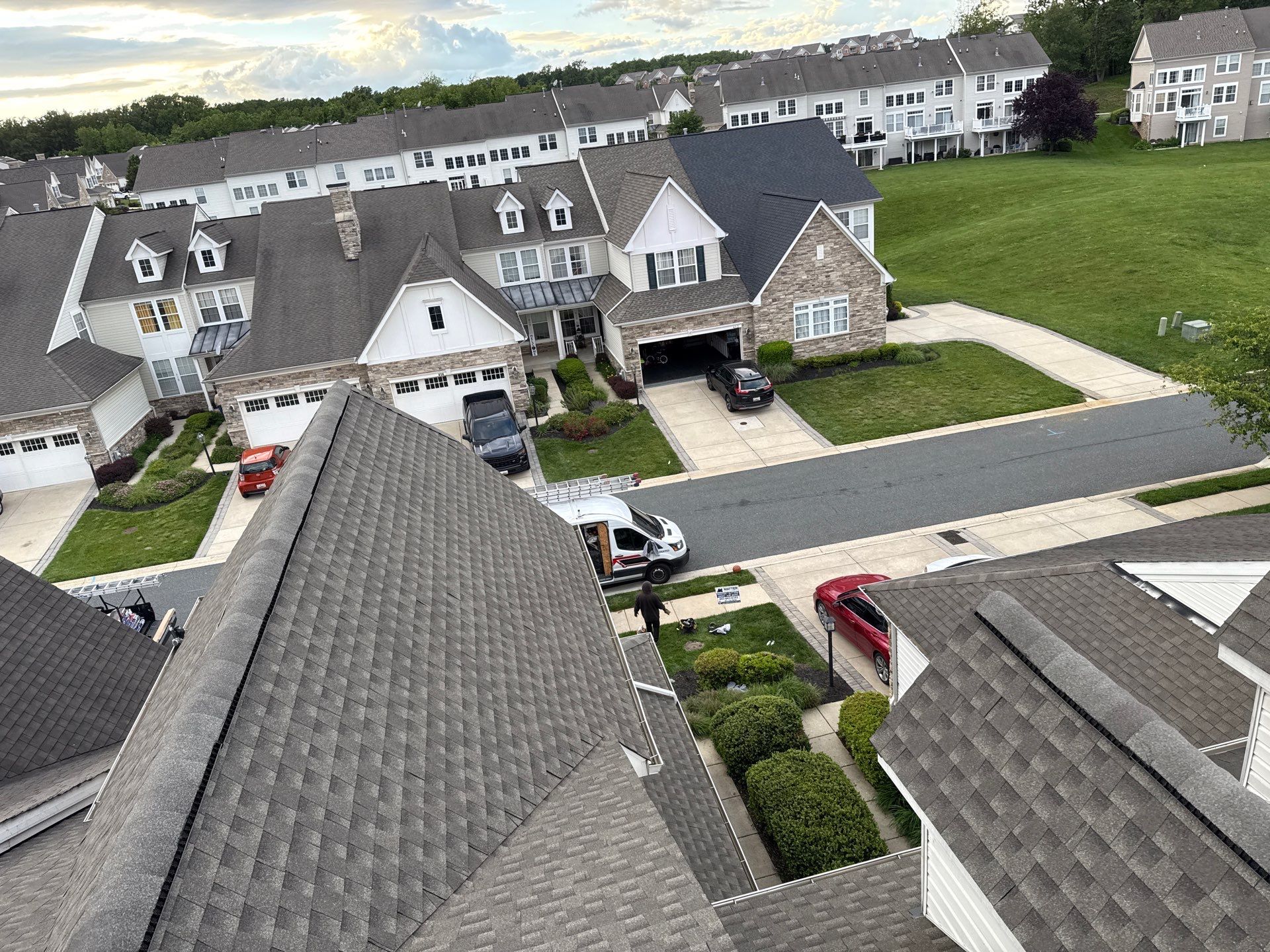 Residential Roofing Installation using GAF Timberline HDZ by Matter Roofing & Construction