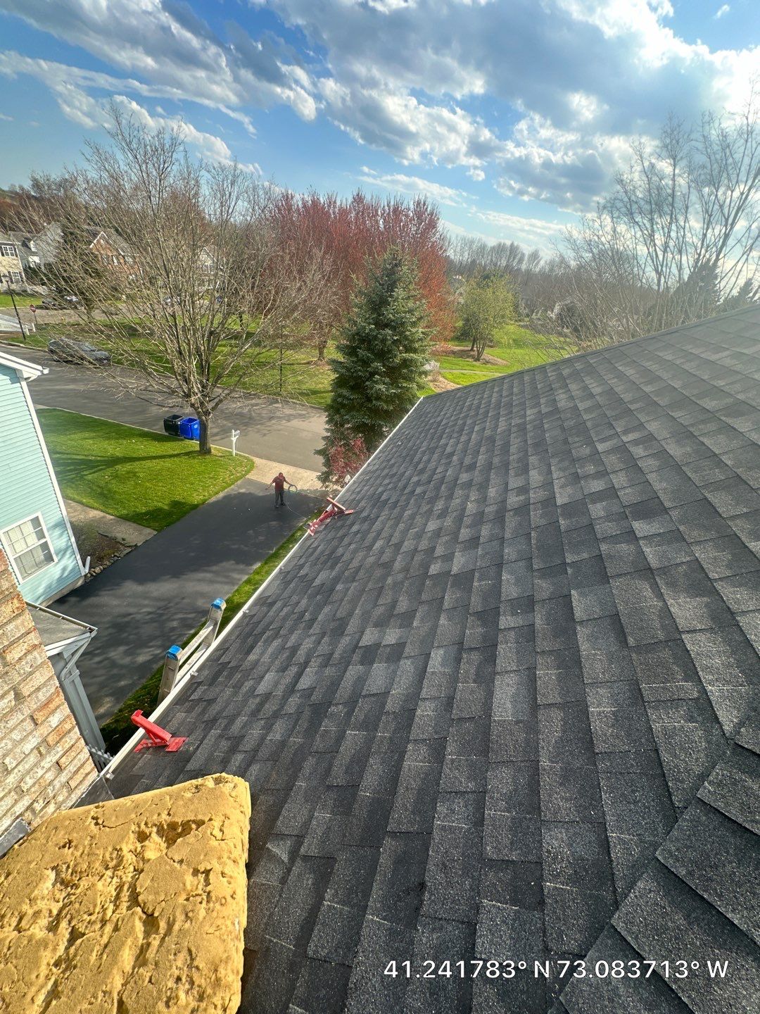 Residential Roofing Installation using Owens Corning TruDefinition Duration - Onyx Black by A Plus Exterior