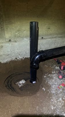 Sub soil and radon well