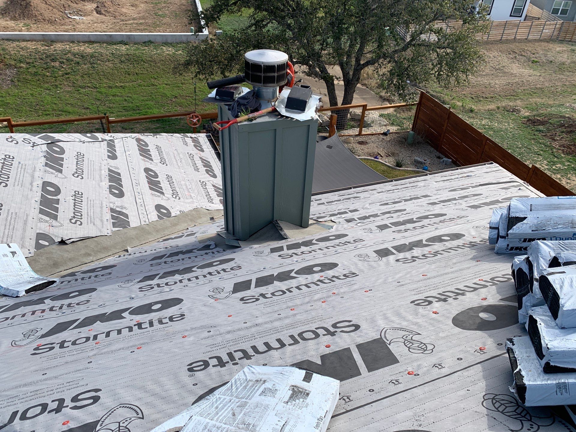 Complete Roofing Replacement and Chimney Flashing Repair in Fredericksburg by Caliber Restoration LLC