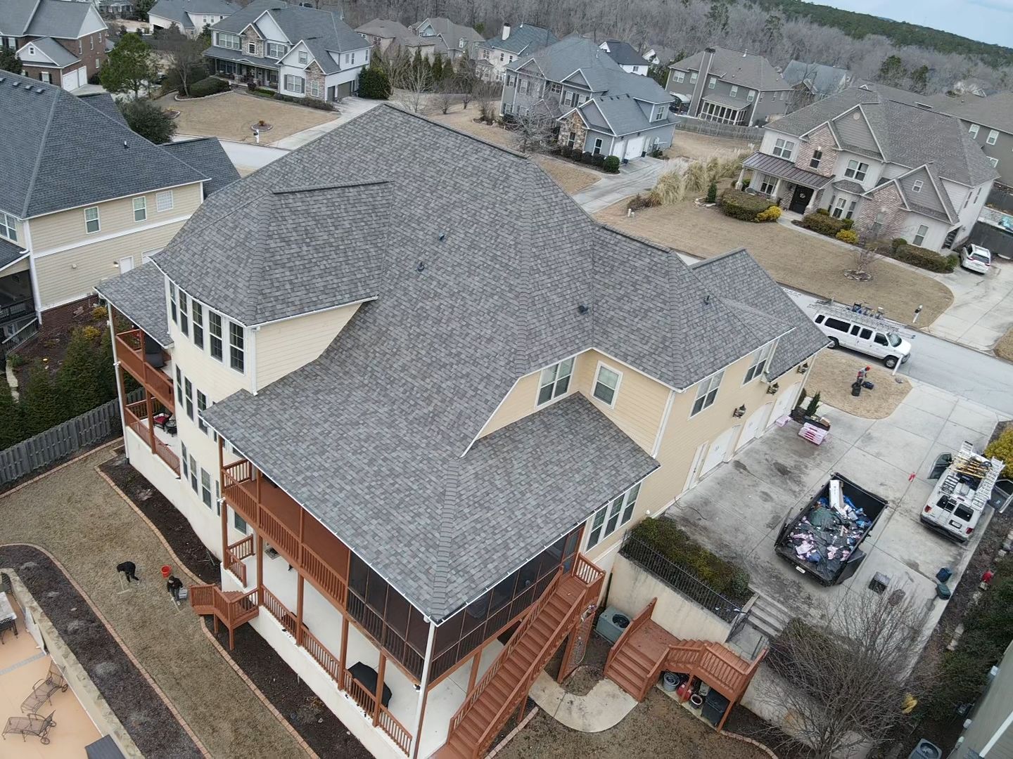 Residential Roofing Installation using Owens Corning by Inspector Roofing and Restoration