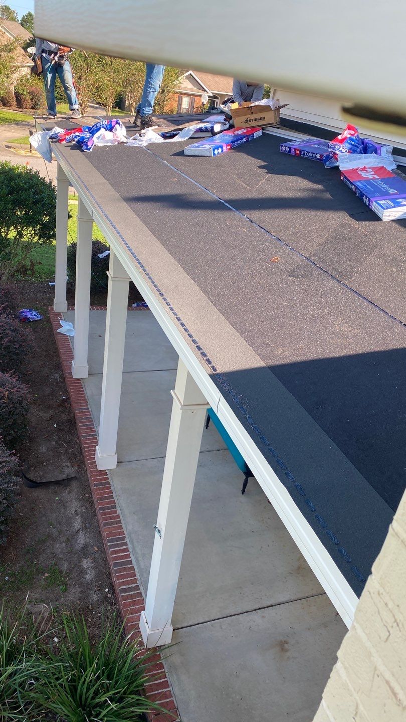 Residential Roofing Installation using Roof Replacement by American Roofing & Construction LLC