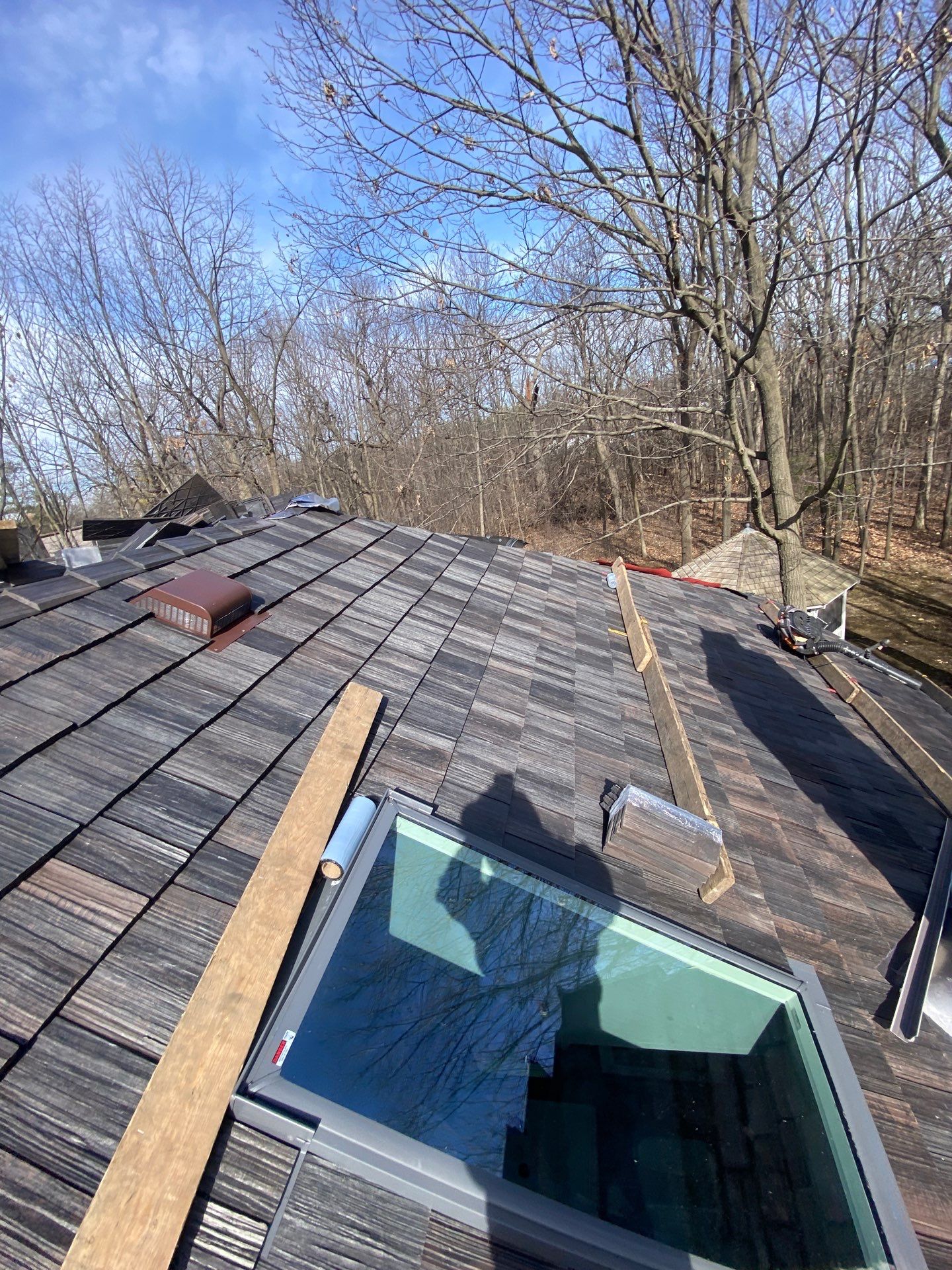 Brava Shake Roof Installment by Custom Installations