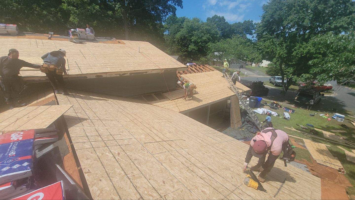 Roof Installation using GAF Timberline HDZ by ExteriorPros