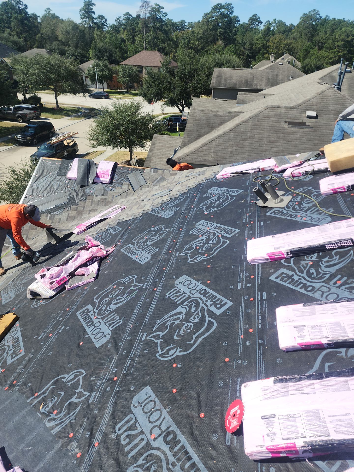 Residential Roofing Installation using Owen's Corning Duration (Lifetime) Shingles by Roof Repair Company