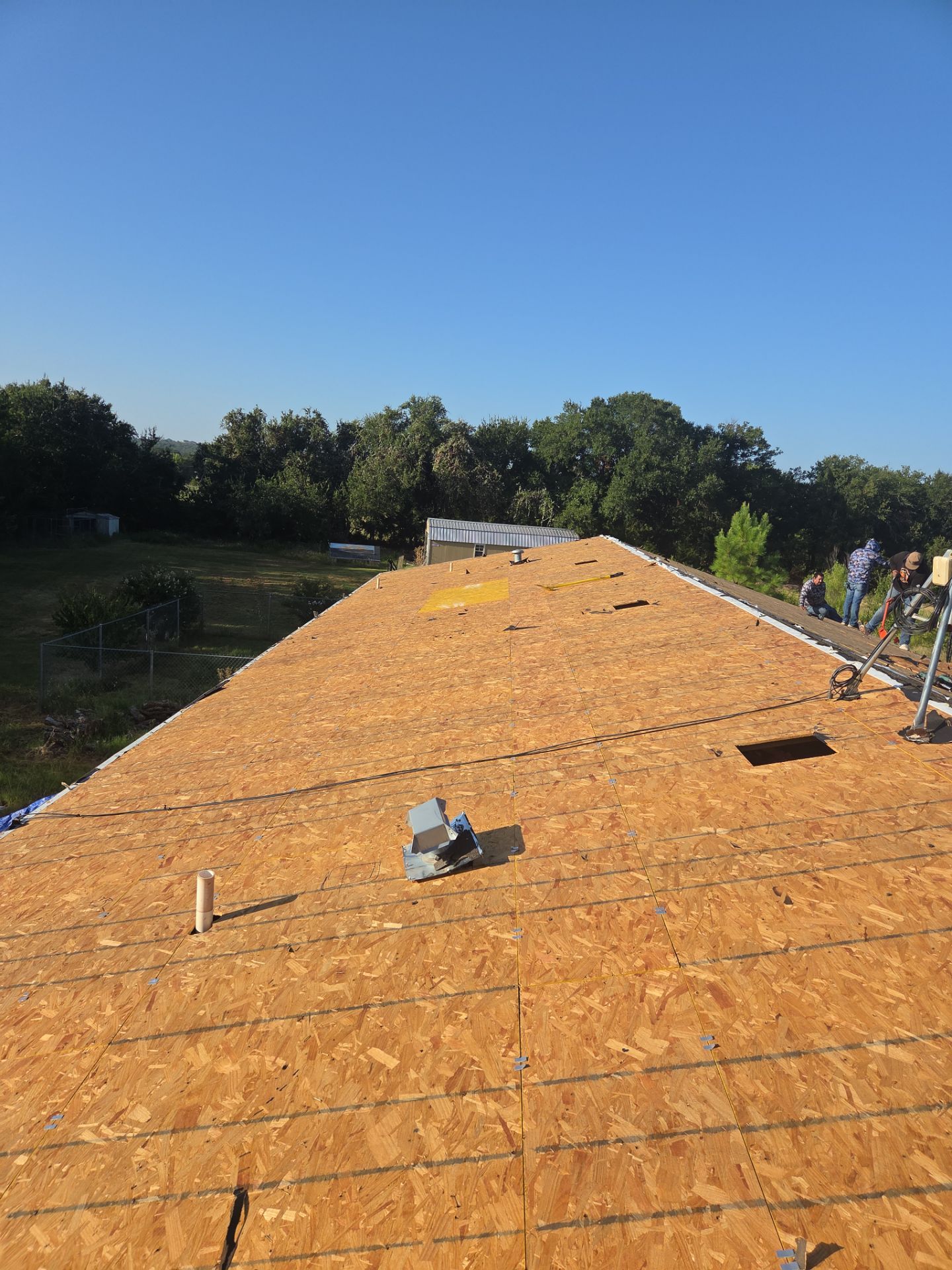Project in Weatherford by Lonestar Roofing and Restoration LLC.