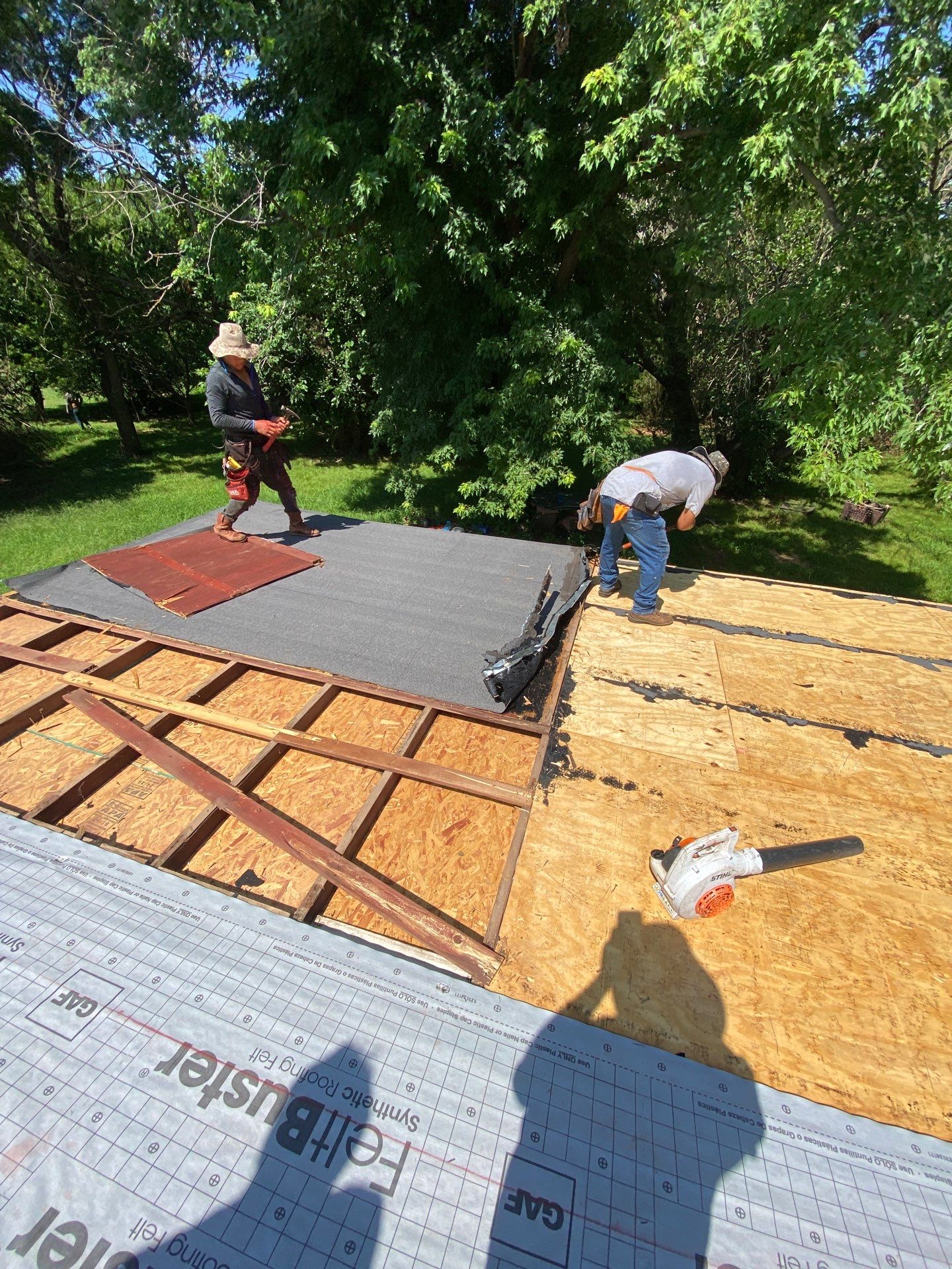 Storm Damage Restoration and Complete Roof Replacement in Pauls Valley by BANA Roofing and Solar Supply