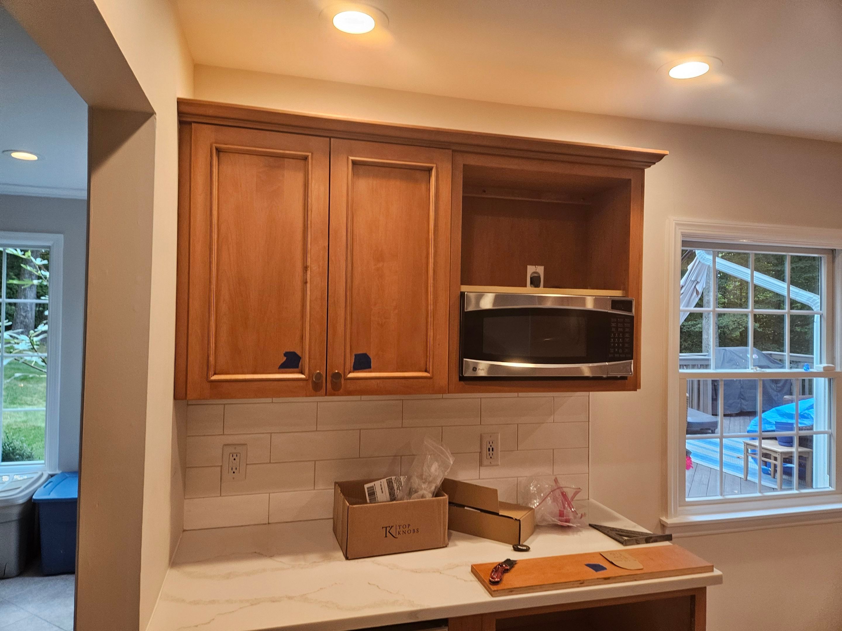 Chic Kitchen Cabinet Refinishing Project by Spectrum Painting, LLC