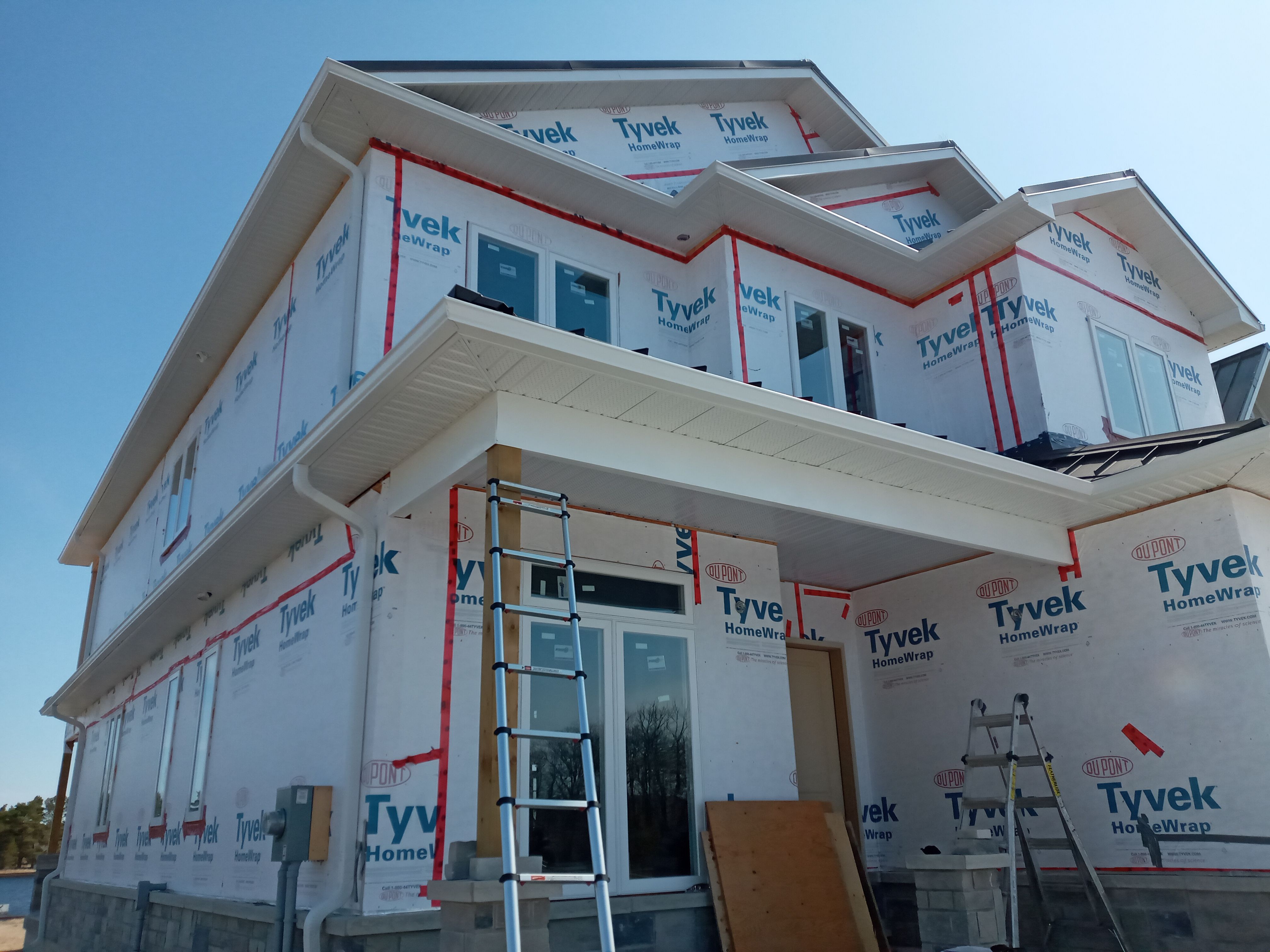 New Home Construction using 16" Standing Seam Panels by Jay Carter Roofing & Sheet Metal