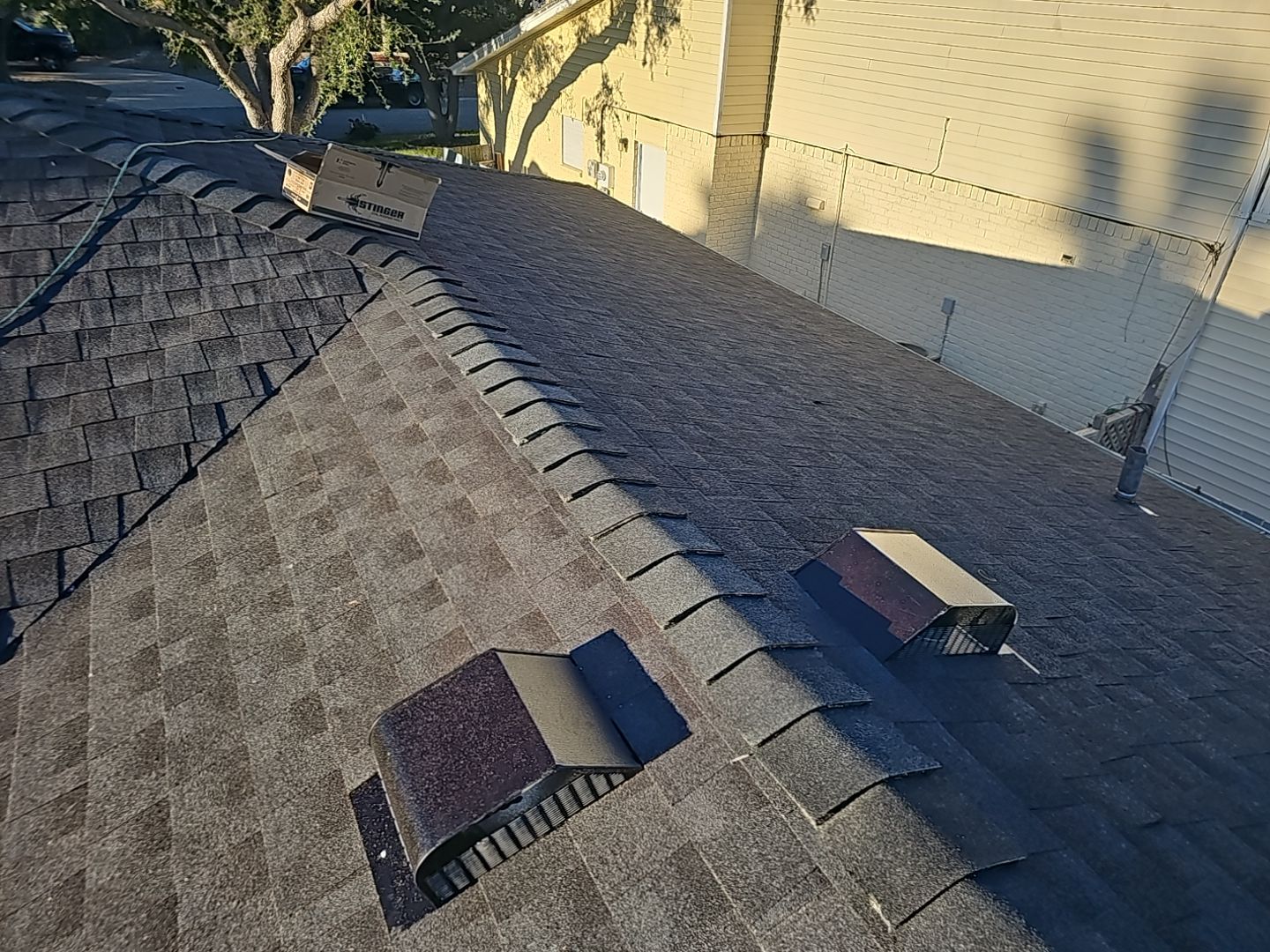 Residential Roofing Installation using GAF HDZ Charcoal by Lighthouse Roofing