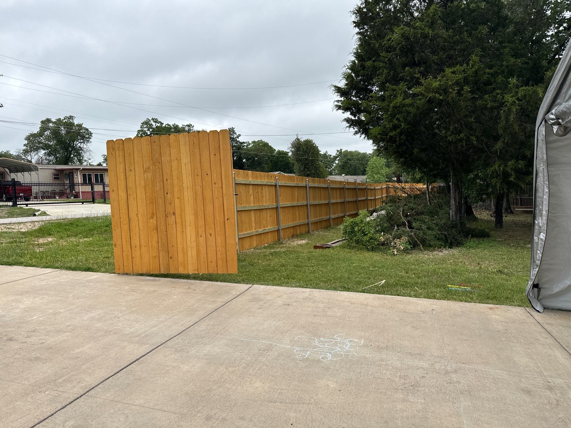 Elgin New Wood Fence Installation by Rhino Home Care