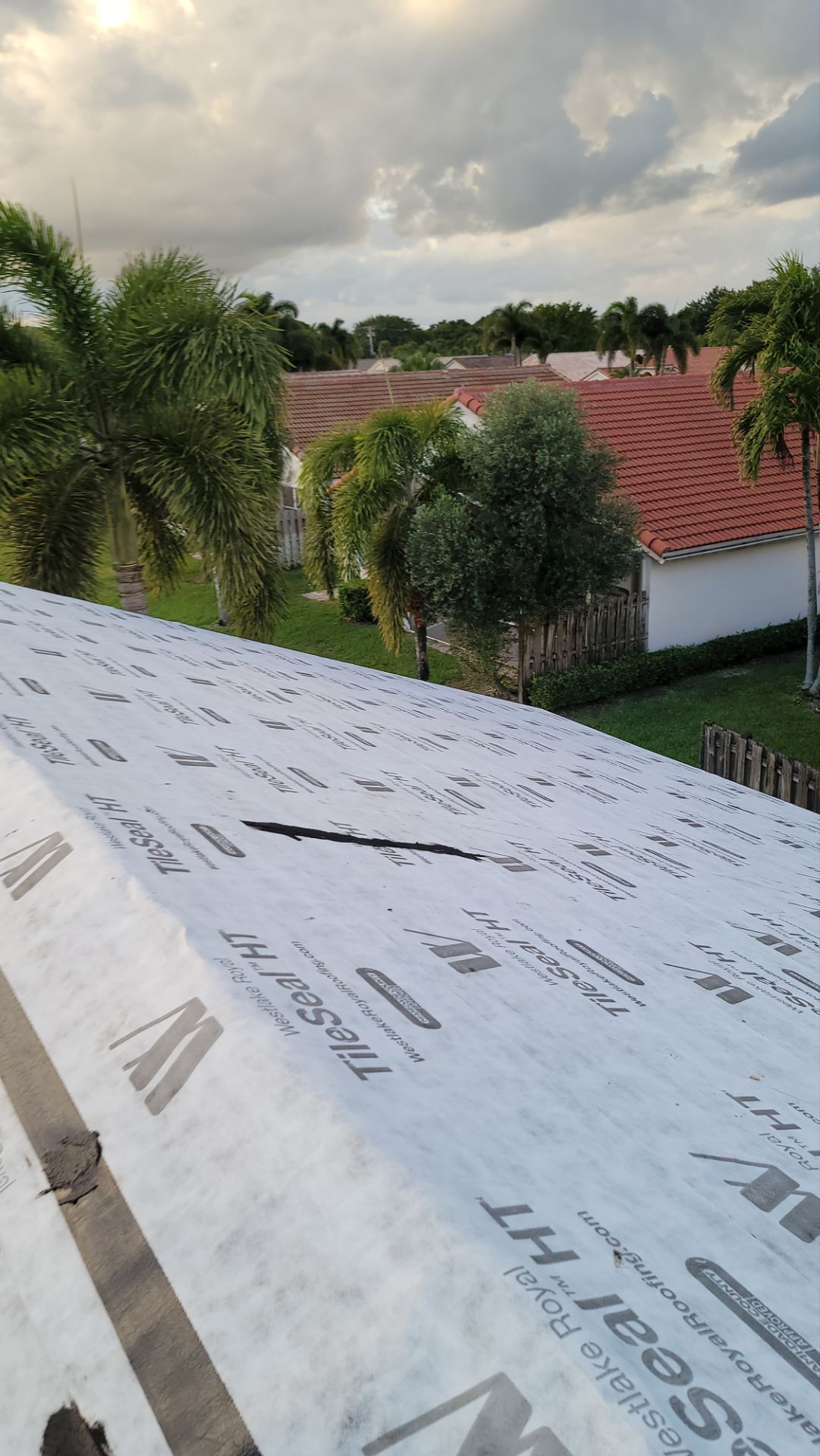 Residential Concrete Tile Roof Replacement and Fascia Repair in Boca Raton by Aastro Roofing