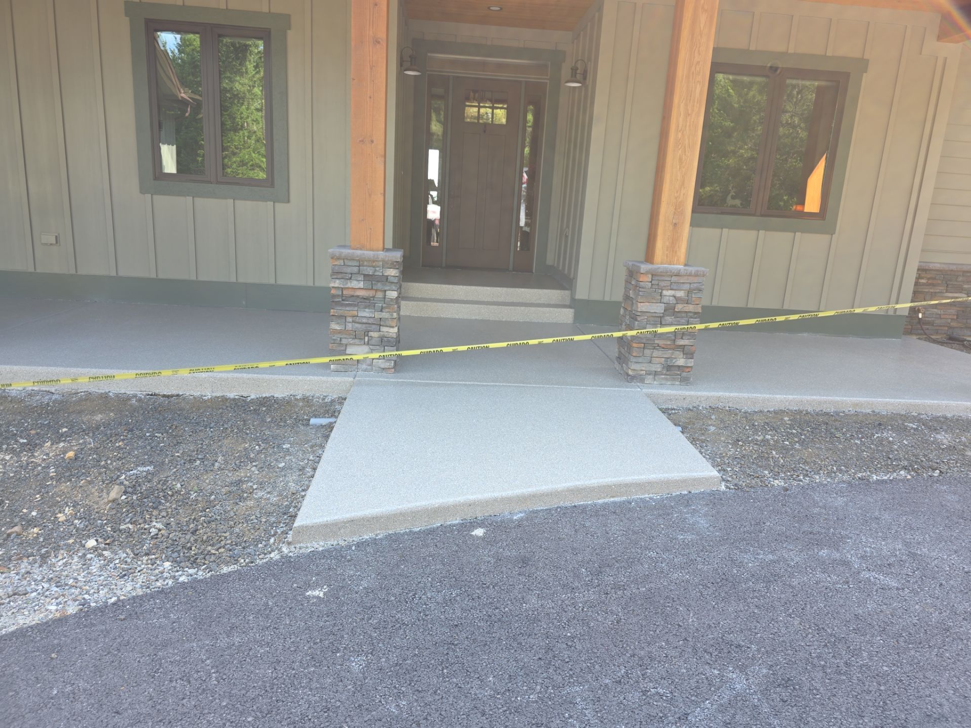 Patio Transformation using Travertine by Croc Coatings, LLC