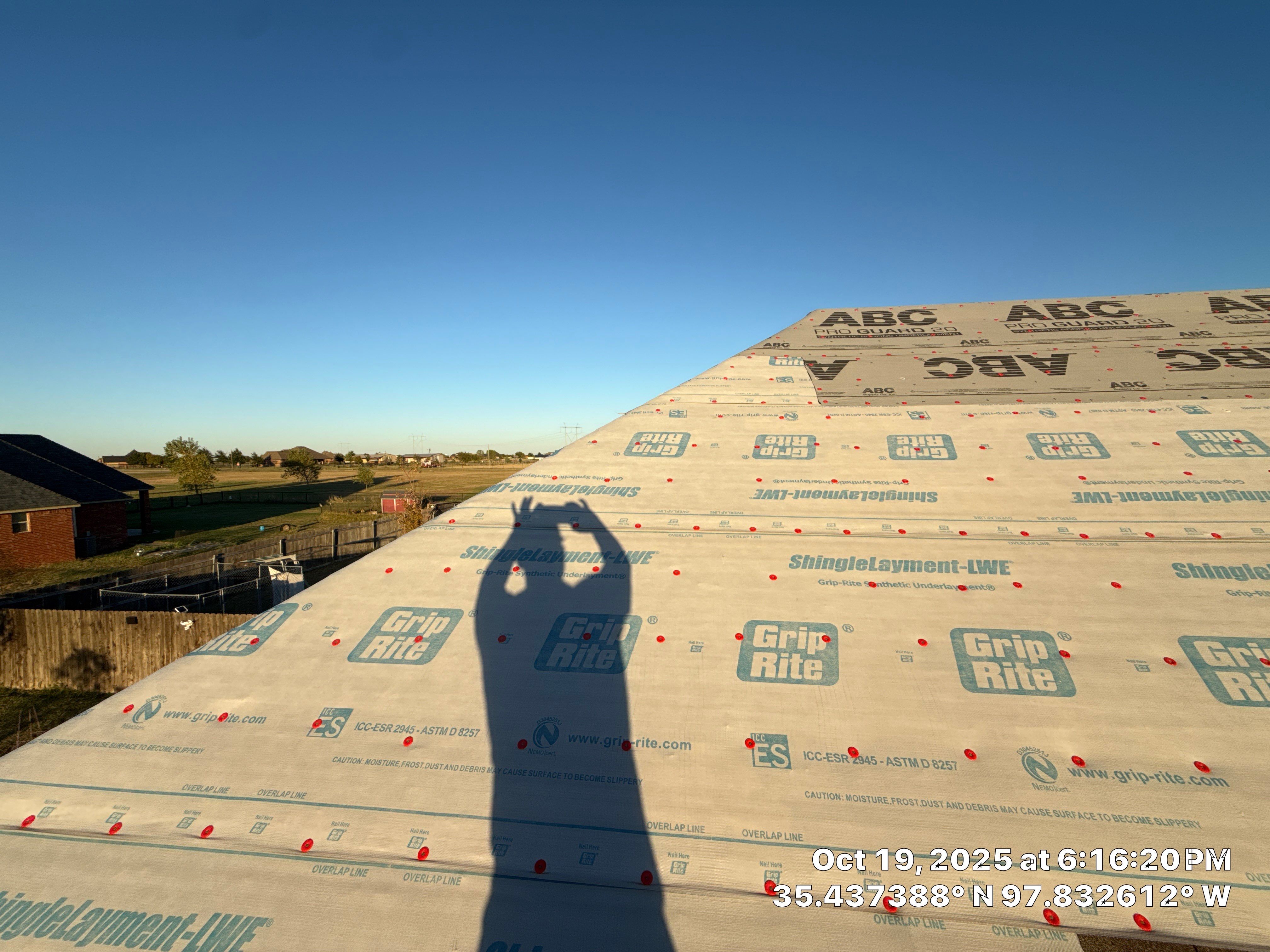 Roof repair due to shady contractor by OAK Roofing Restoration 