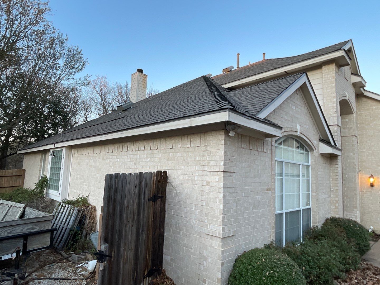 Full Exterior Remodel (Roofing, painting, Gutters) & Interior Damage Repair & Painting by First United Roofing & Construction