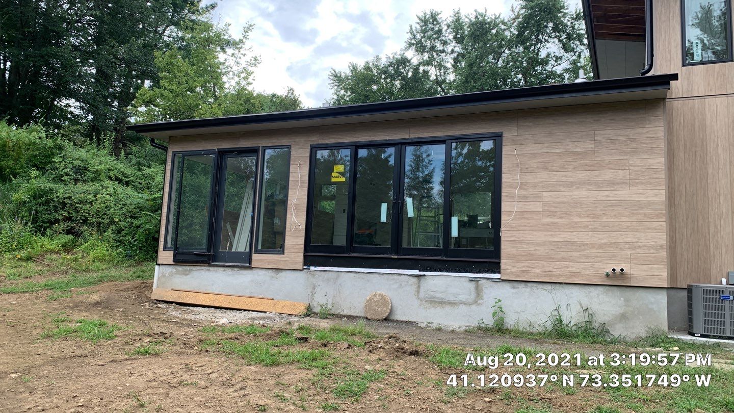 Black Gutters in wesport by A Plus Exterior