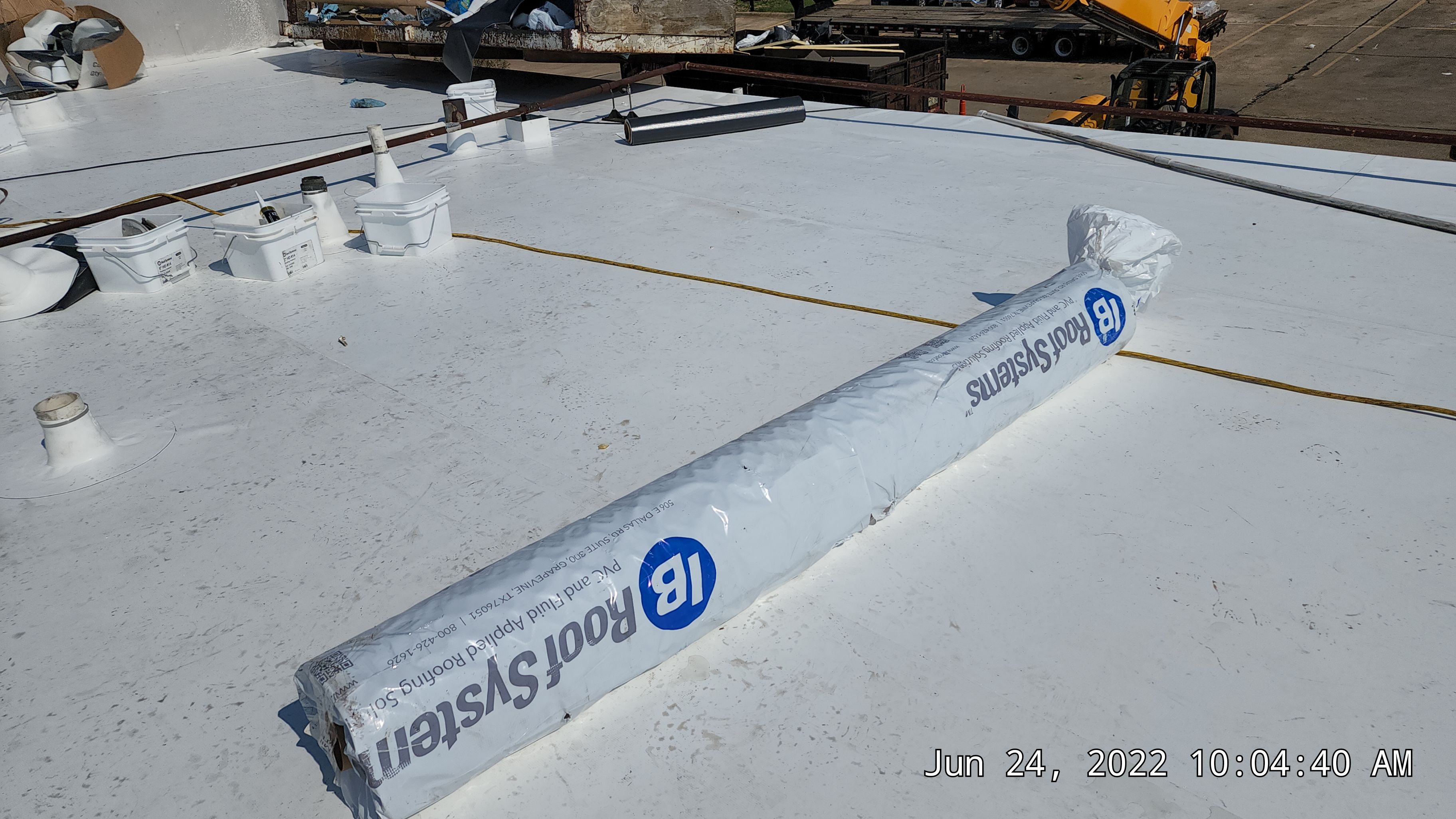 Commercial Roofing Installation using 50 mil PVC by Hostetler Roofing
