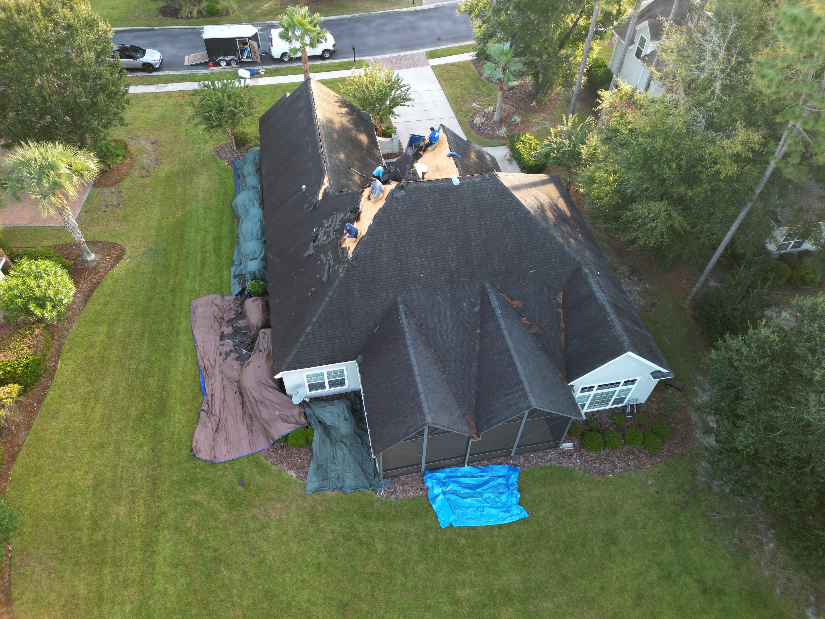 Residential Roofing Installation using Atlas Pinnacle Pristine Pewter by Talya Roofing