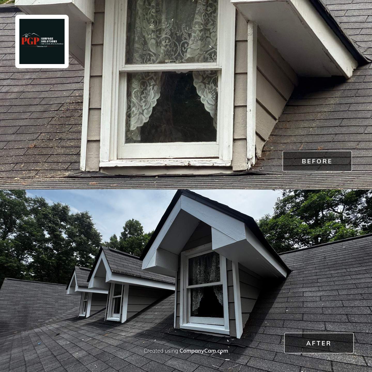Exterior Painting and Wood Replacement in Mansfield by PGP Surface Solutions, LLC