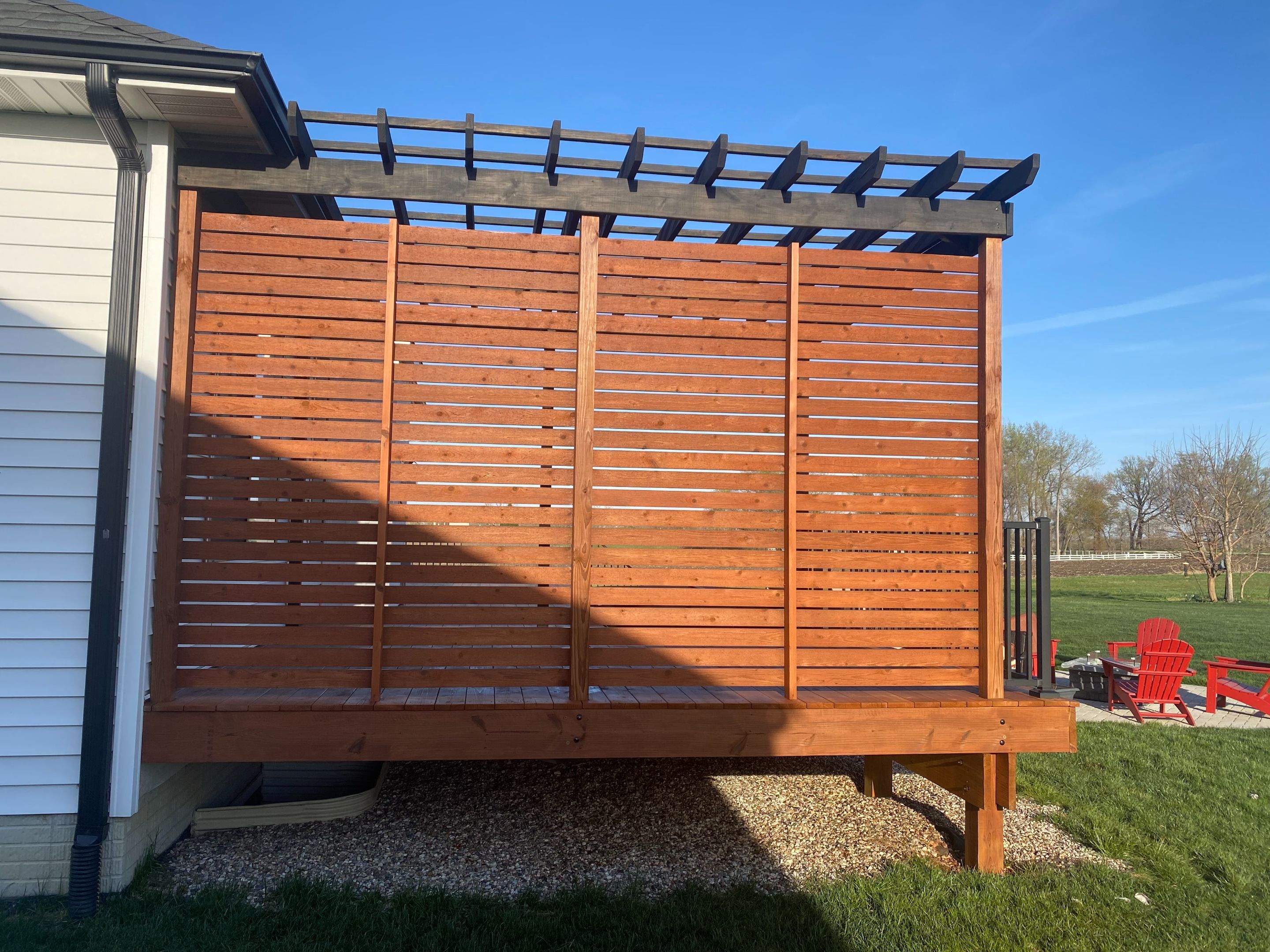 Deck Stained  by Cutting edge painting 