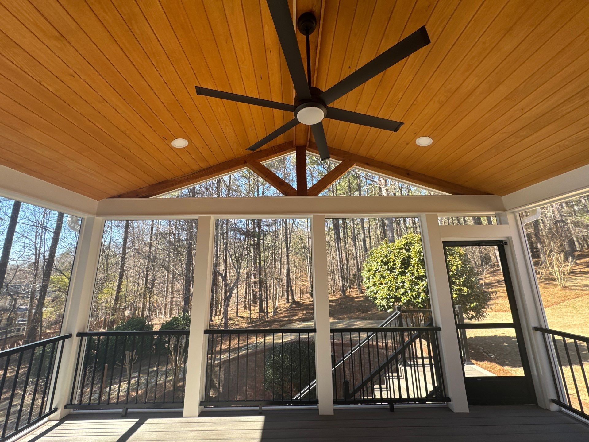 Screen Porch Construction  by Swift Home Renovations 